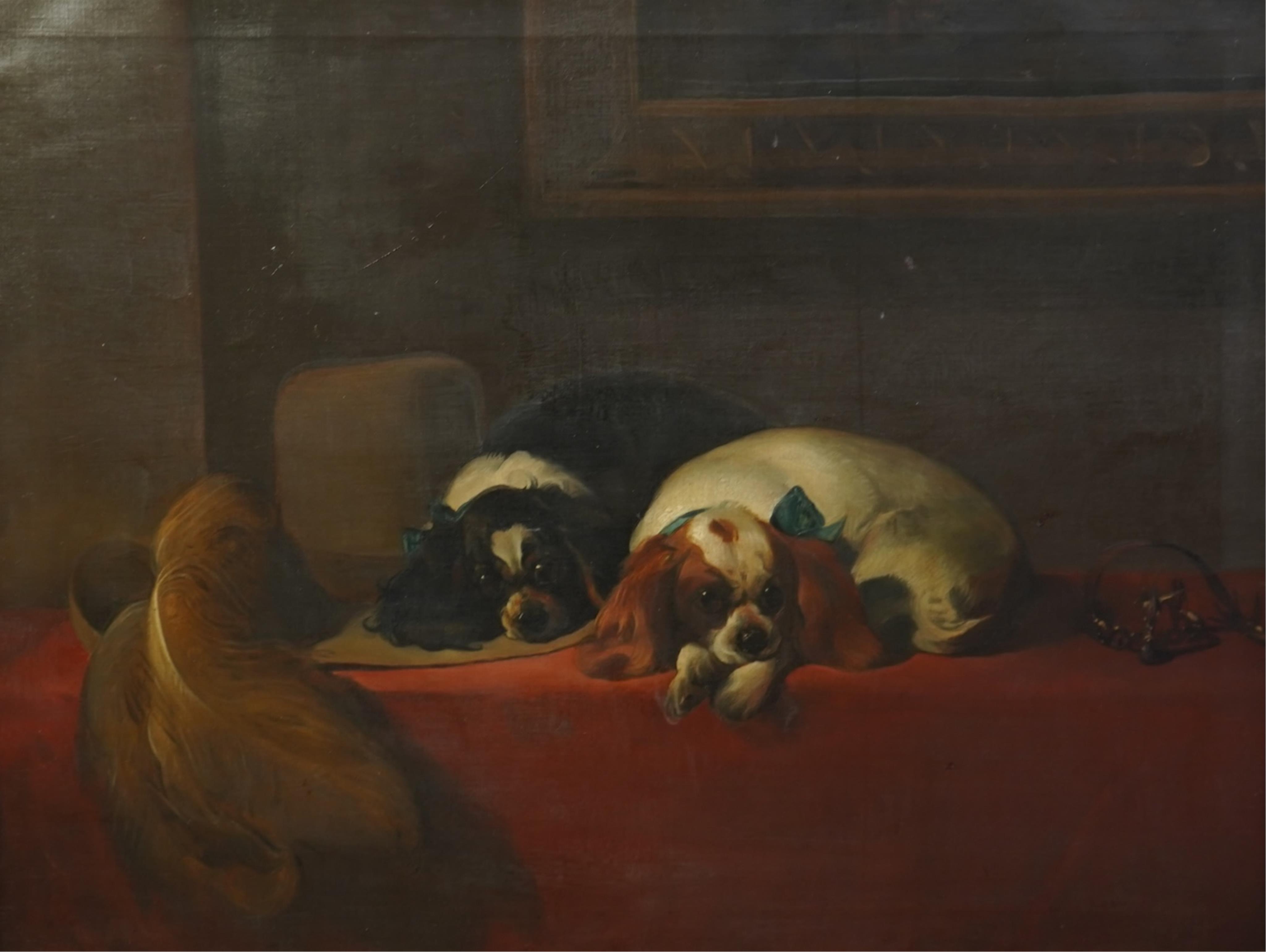 After Sir Edwin Henry Landseer (British, 1802-1873), The Cavalier's Pets